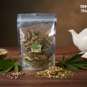 🌿 ใบกัญชงแห้งคัดพิเศษ
