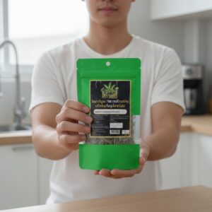 🍃 ใบชากัญชงอบแห้ง