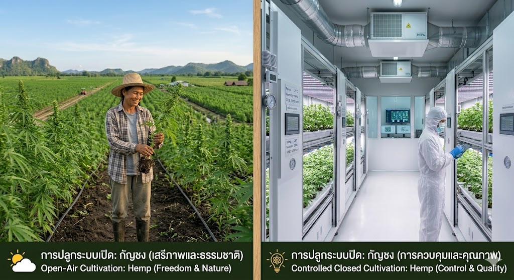 เปรียบเทียบรบบการปลูก