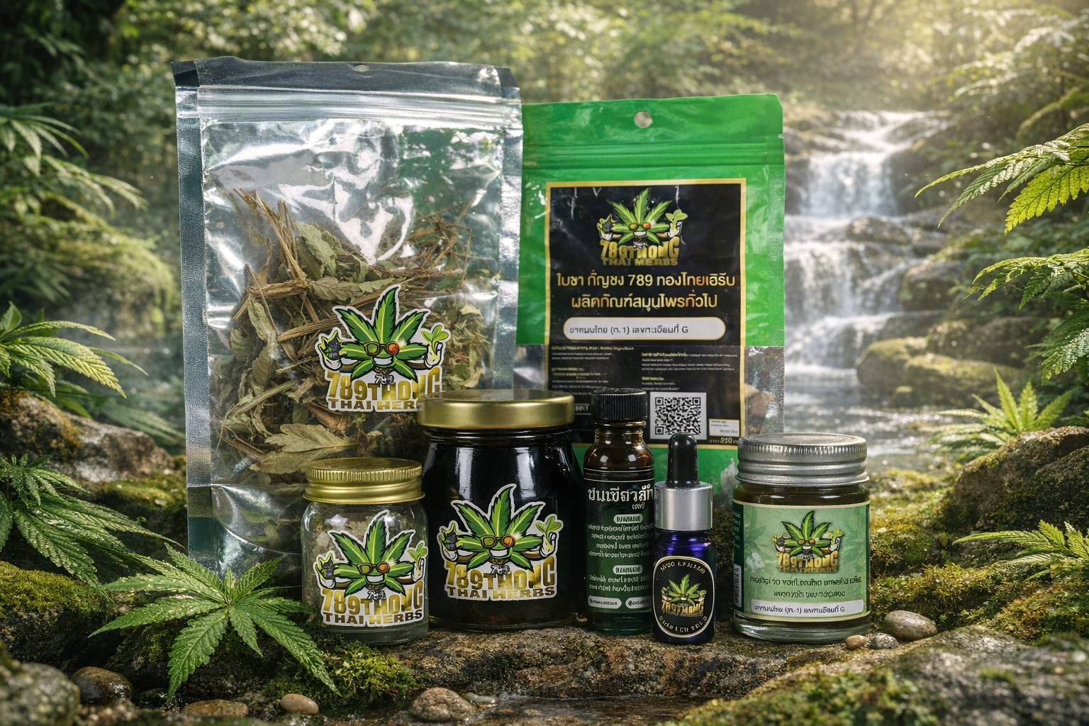 รวมสมุนไพรกัญชง